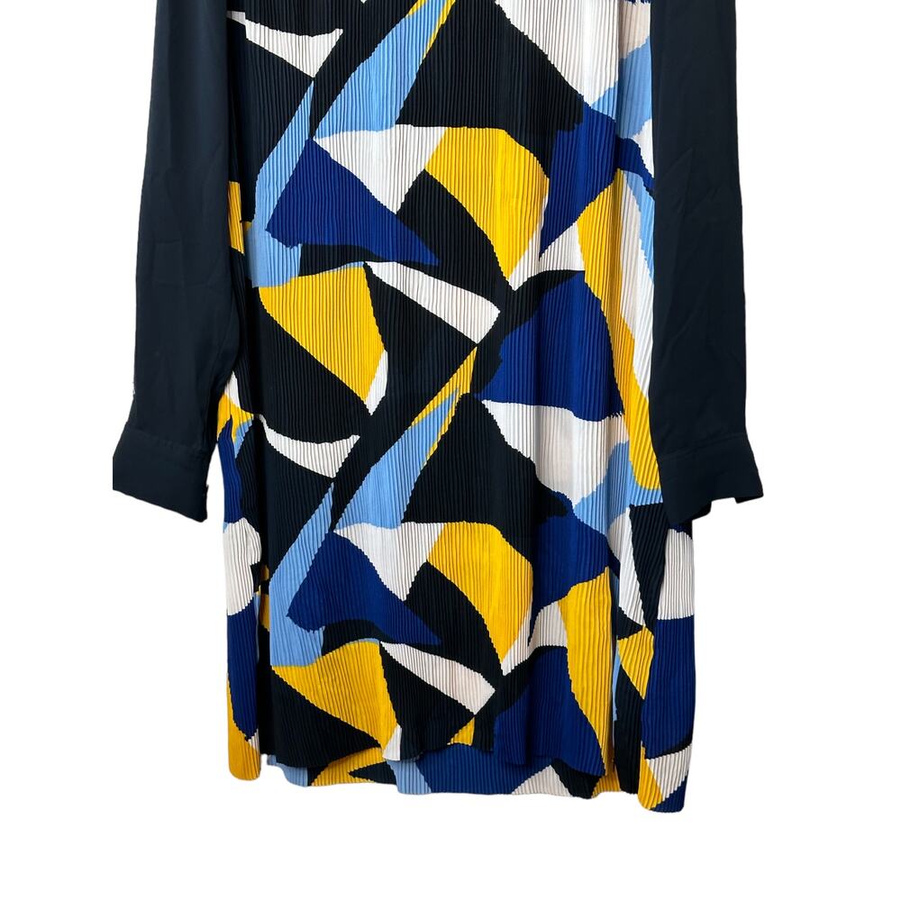 Tommy Hilfiger Multi-Color Color Block Crepe Shif… - image 5